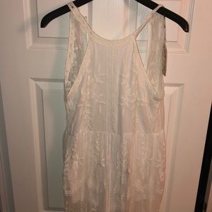 White Lace Dress/Romper